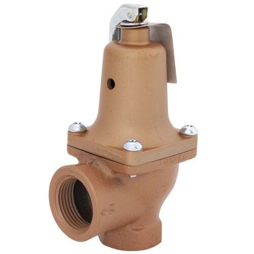 3/4" x 1" Series 740 Boiler Pressure Relief Valve (75 psi)