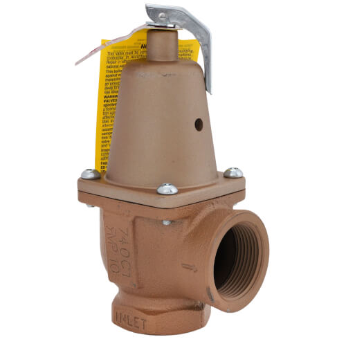 0382570 Watts 0382570 1" x 11/4" Boiler Pressure Relief Valve (30 psi)