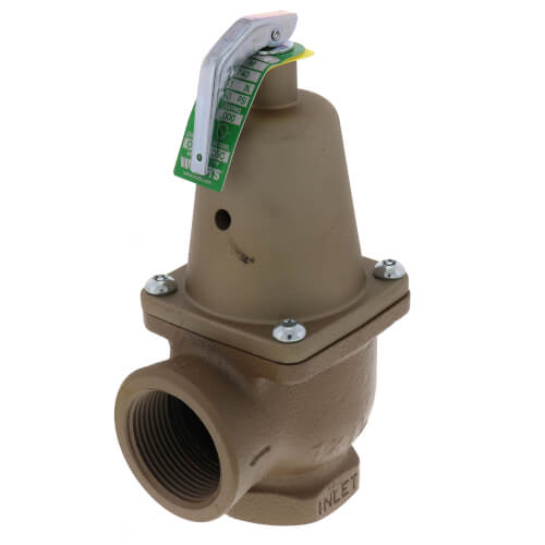 1" x 1-1/4" Boiler Pressure Relief Valve (50 psi)