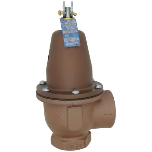 1-1/4" x 1-1/2" Boiler Pressure Relief Valve (40 psi)