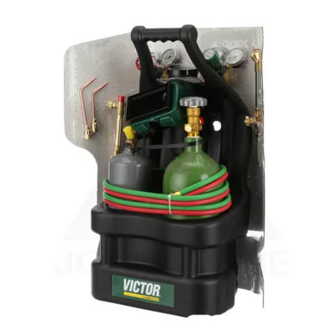 Main product image of 0-W-J and 2-W-J Oxy-Acetylene Brazing Kit with MC and R Tanks (G150-J-CPT)