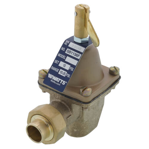 Main product image of SB1156F 1/2" Bronze High Capacity Feed Water Pressure Regulator
