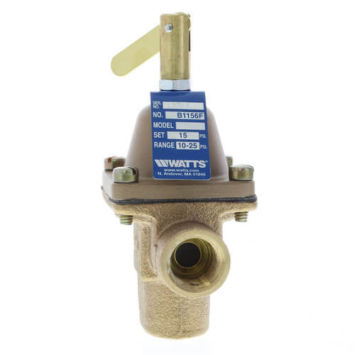 1156F 1/2" Bronze High Capacity Feed Water Pressure Regulator (Copper Press)