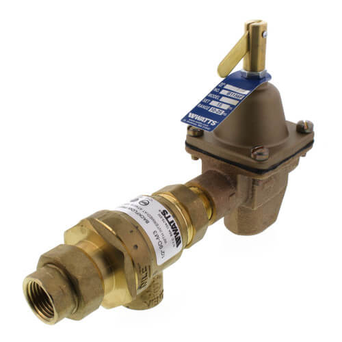 0386463 Watts 0386463 B911, 1/2" Bronze Combination Fill Valve