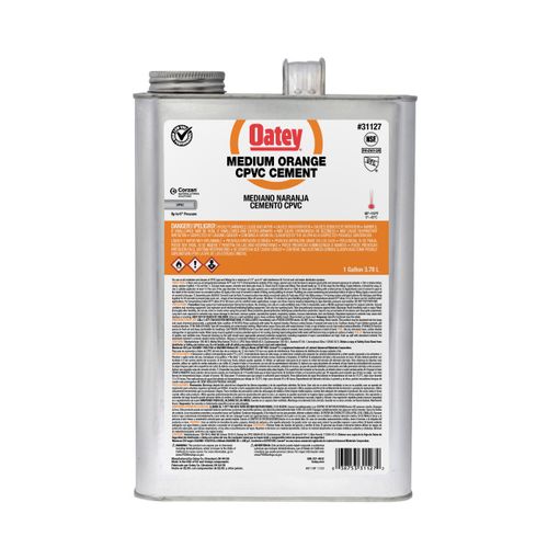 Main product image of Gallon CPVC Medium Body Orange Cement (1 Gallon)
