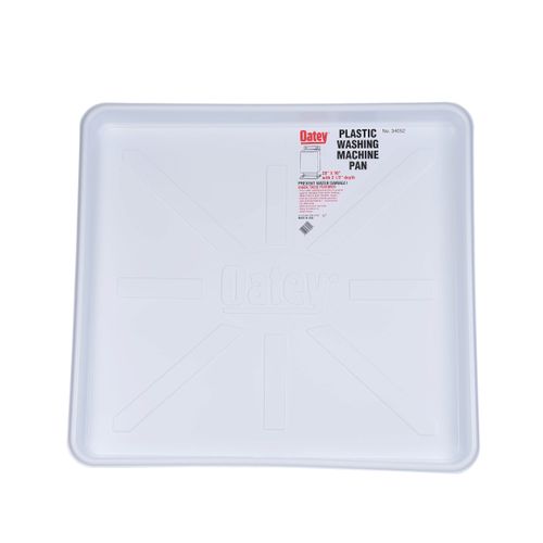 Main product image of 28" x 30" Plastic Washing Machine Pan, without Fitting, 34052