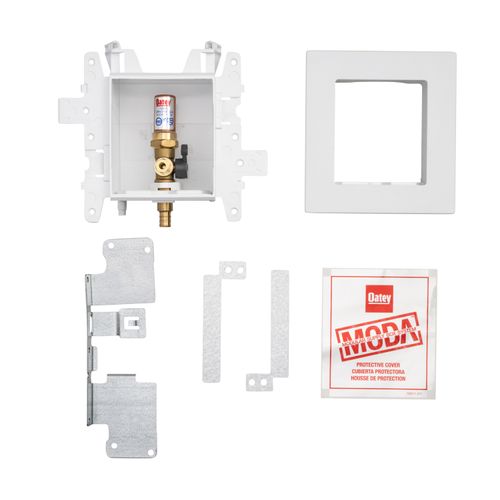Main product image of MODA 1-Valve PEX Crimp, Brass Fire-Rated Ice Maker Supply Box with Hammer Arrestor, 37386