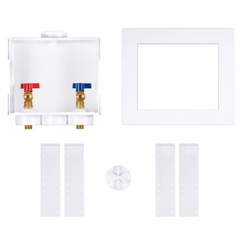 Main product image of Quadtro Washing Machine Outlet Box, 1/4 Turn, Copper, 38529