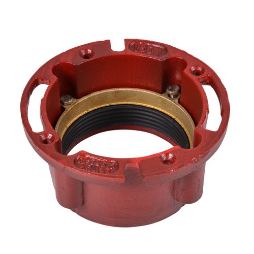 Main product image of 4" x 4" Cast Iron Closet Flange without Test Cap, 42257