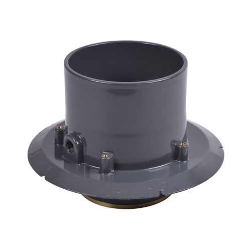 Main product image of 6" PVC Adj. Commercial Cleanout w/ 6" BR Cover & Round Ring, 74136