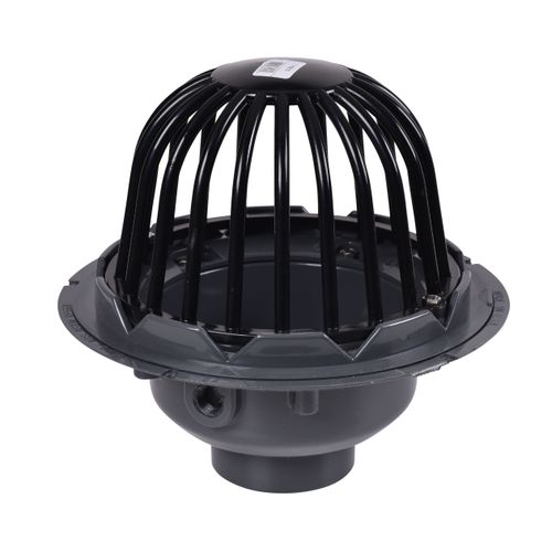Main product image of 3" or 4" PVC Roof Drain with Plastic Dome, 78013