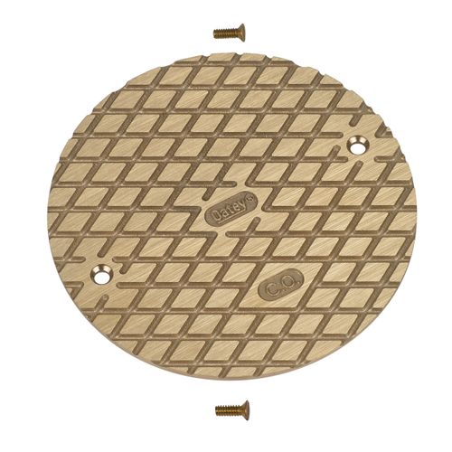 Main product image of 6" Round Brass Drain Cover, 81120
