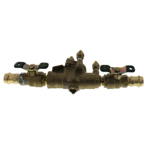 Main product image of 3/4" Lead Free Bronze RPZ w/ Press Connections (LF009M3-QTW)/PRESS-FS 3/4)