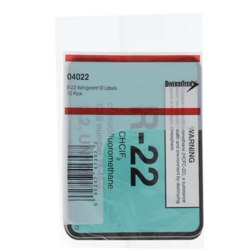 Main product image of R-22 Cylinder Tank Label (Pack of 10)