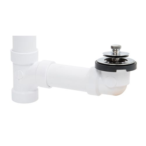 Main product image of True Blue PVC Bath Waste Full Kit w/ Uni-Lift Stopper (Chrome)
