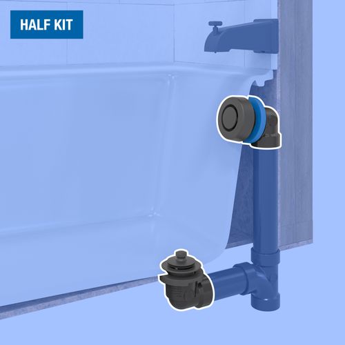 Main product image of True Blue ABS Half Kit, Uni-Lift Stopper, w/ Test Kit (Matte Black)