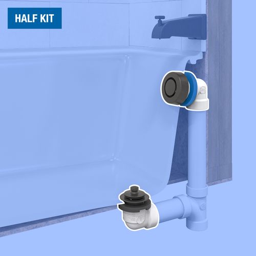 Main product image of True Blue PVC Half Kit, Uni-Lift Stopper, w/ Test Kit (Oil Rubbed Bronze)