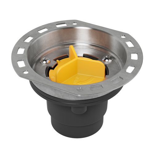 Main product image of 1-1/2" ABS Freestanding Two-Piece Tub Drain with Stainless Steel Flange