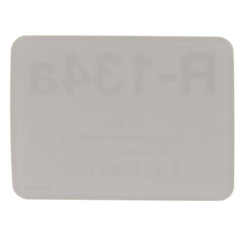 04134 DiversiTech 04134 R134A Color Coded Refrigerant ID Label