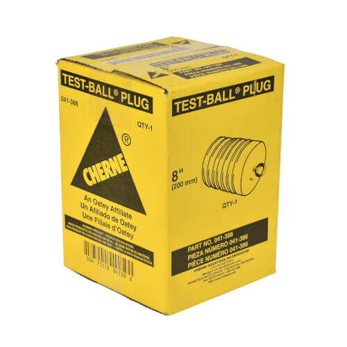 Main product image of 8" Single-Size Underground Test Ball Plug (17 psi)