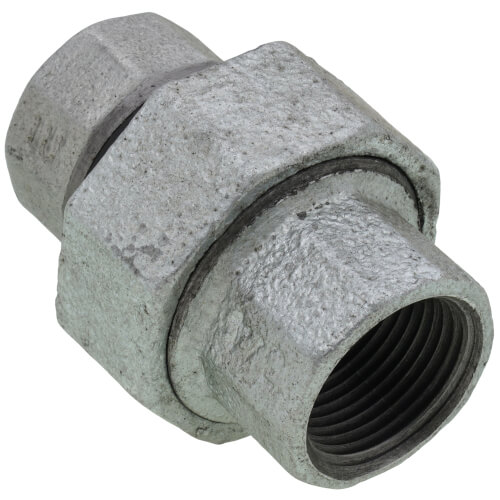 3/4" Galvanized Malleable Iron Insulated Union