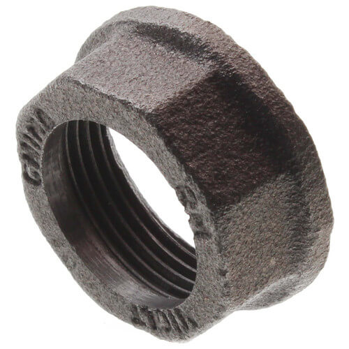 3/4" Black Gas Meter Nut