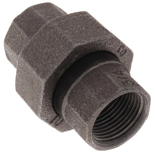 3/4" Black Malleable Iron Insulated Union