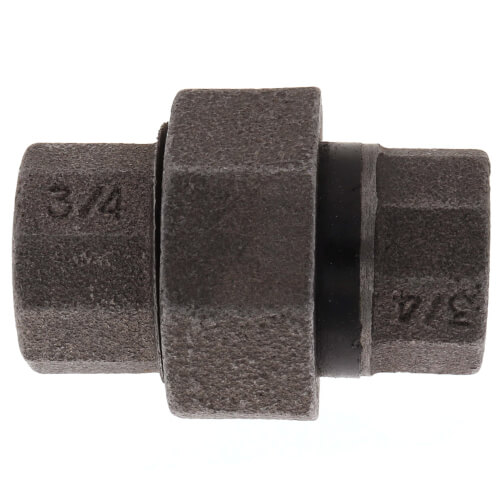 3/4" Black Malleable Iron Insulated Union