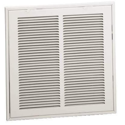 Main product image of 16" x 25" (Wall Opening Size) White Sidewall/Ceiling Return Air Filter Grille (659 Series)