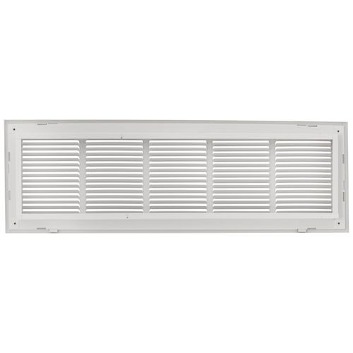 Main product image of 30" x 8" (Wall Opening Size) White Sidewall/Ceiling Return Air Filter Grille (Series 673)