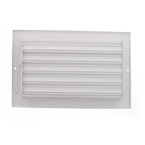 Main product image of 10" x 6" White One-Way Steel Sidewall/Ceiling Register (681 Series)