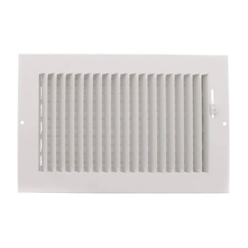 Main product image of 10" x 6" White One-Way Steel Sidewall/Ceiling Register (681 Series)