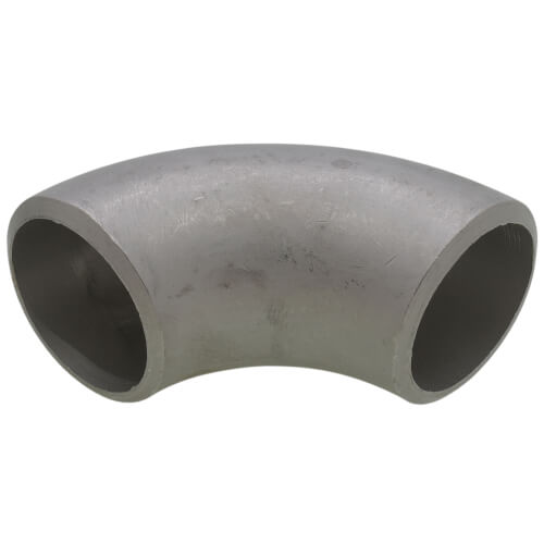 Main product image of 1-1/2" Sch 40 Stainless Steel Butt-Weld 90° Long Radius Elbow