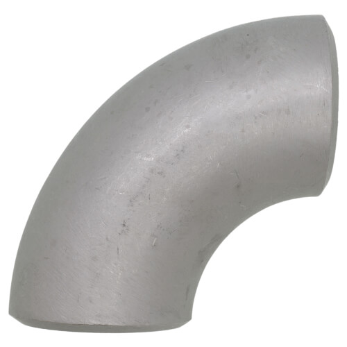 Main product image of 1-1/2" Sch 40 Stainless Steel Butt-Weld 90° Long Radius Elbow