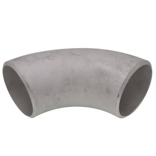 Main product image of 4" Sch 40 Stainless Steel Butt-Weld 90° Long Radius Elbow