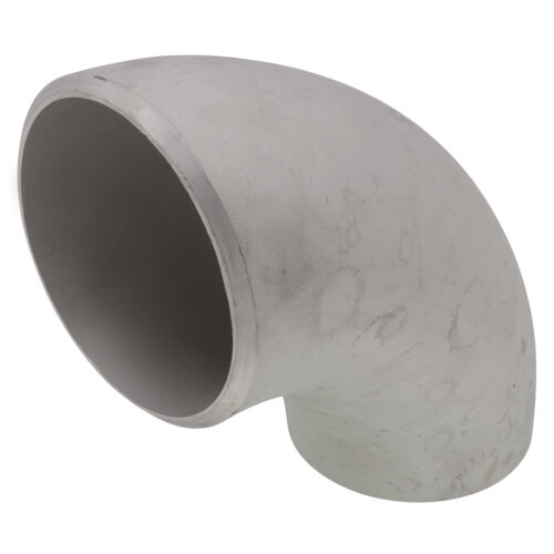 Main product image of 4" Sch 40 Stainless Steel Butt-Weld 90° Long Radius Elbow