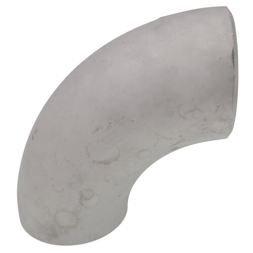 Main product image of 4" Sch 40 Stainless Steel Butt-Weld 90° Long Radius Elbow