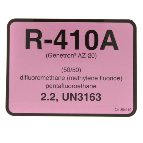 04410 - DiversiTech 04410 - R-410A Cylinder Tank Label (Pack of 10)