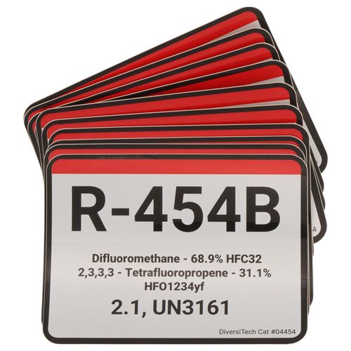 Main product image of R-454B Cylinder Tank Label (Pack of 10)