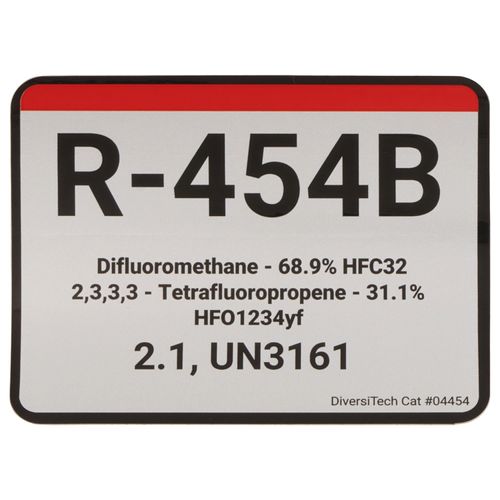 Main product image of R-454B Cylinder Tank Label (Pack of 10)