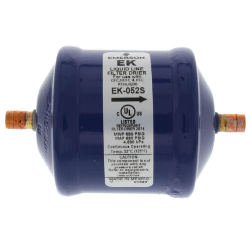 Main product image of 1/4" ODF EK-Series Liquid line Filter Drier (5 Cubic Inches)