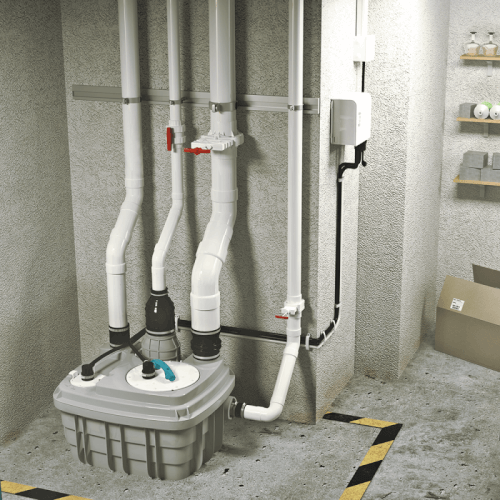 Main product image of Sanicubic 1 VX Heavy Duty Simplex Vortex System (Grey)