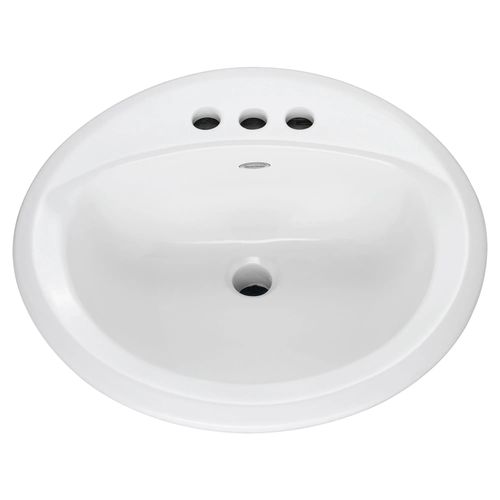 Main product image of Rondalyn Countertop Sink w/ 4 Faucet Centers (White)