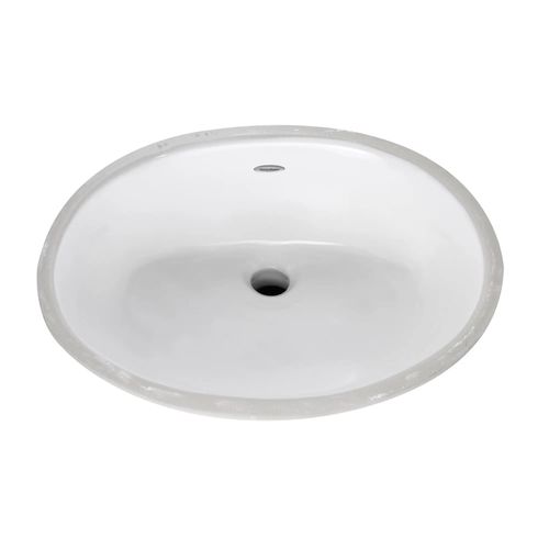 Main product image of Ovalyn Undercounter Sink w/ Glazed Underside (White)