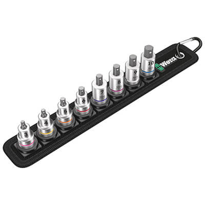 Main product image of Zyklop In-Hex-Plus Bit Socket Set w/ Holding Function, 3/8" Drive (8 Pieces)