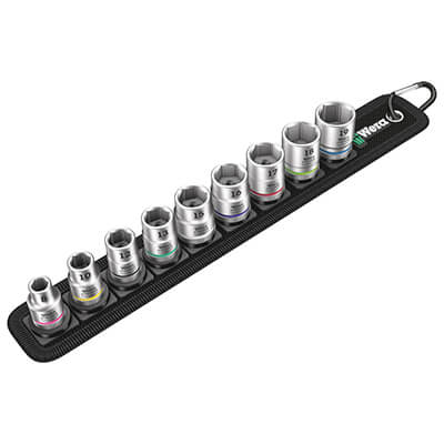 Main product image of Zyklop Socket Set, 3/8" Drive (9 Pieces)