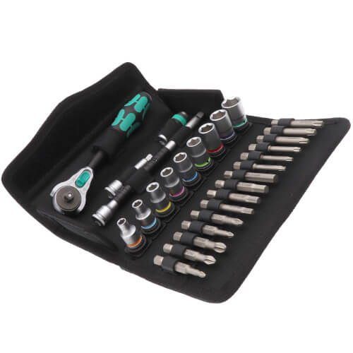 Main product image of 8100 SA 9 Zyklop Speed Ratchet Set, 1/4" Drive, Imperial (28 pieces)
