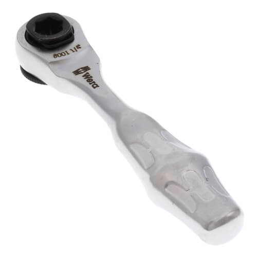 8001 A Zyklop Mini 1 Bit Ratchet 1/4" SB w/ 1/4" Drive (2 Pieces)