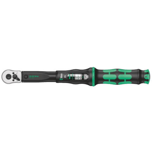 Click-Torque C 1 Torque Wrench with Reversible Ratchet, 10-50 Nm