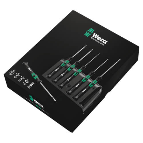 Main product image of 2035/6 A Kraftform Micro 6-Piece Screwdriver Set w/ Rack
